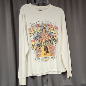 Wrangler White Rock 'N Rose Graphic Shirt